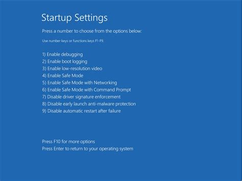 How to get to and use the Advanced Boot Options inside of .